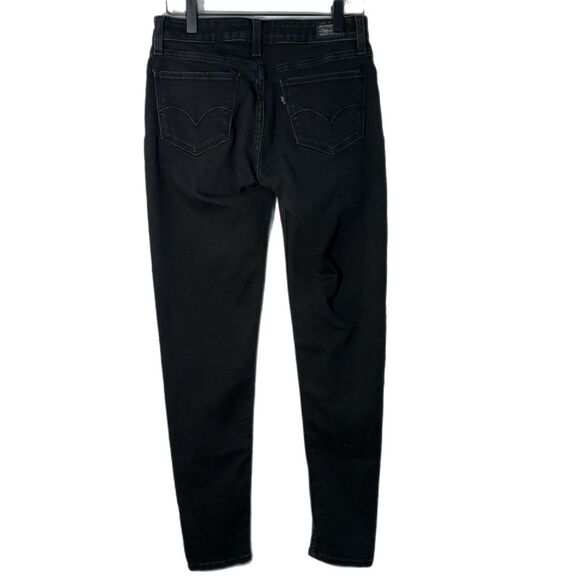 Levi's Black Legging Jeans Sleek Stretchy Fit Women’s 28. - Picture 4 of 14